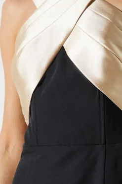 Cross Over Front Bow Back Maxi Dress