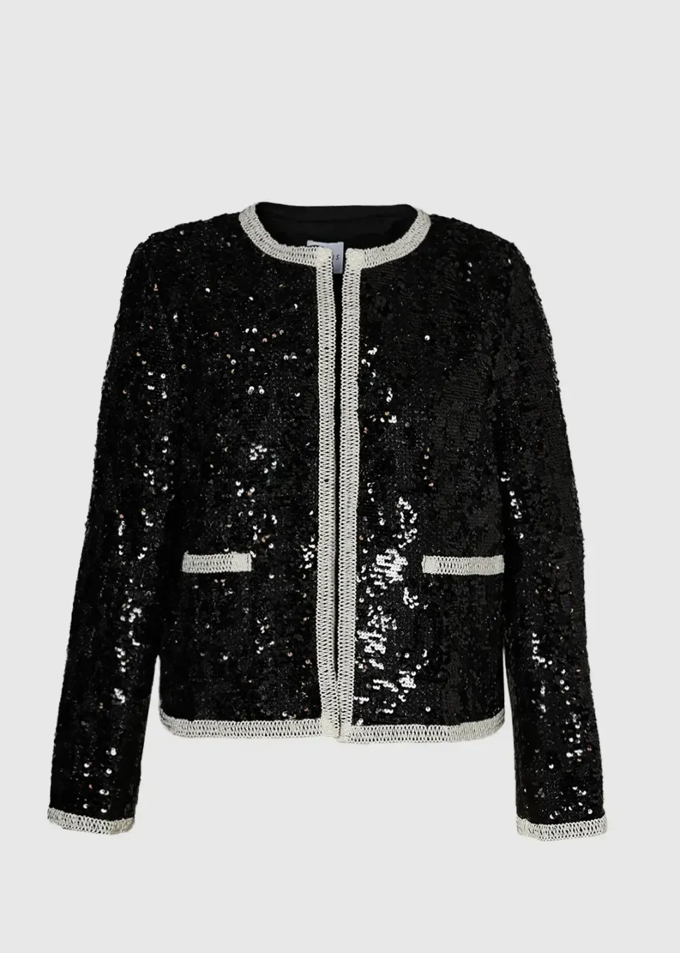 Curve Boucle Sequin Jacket