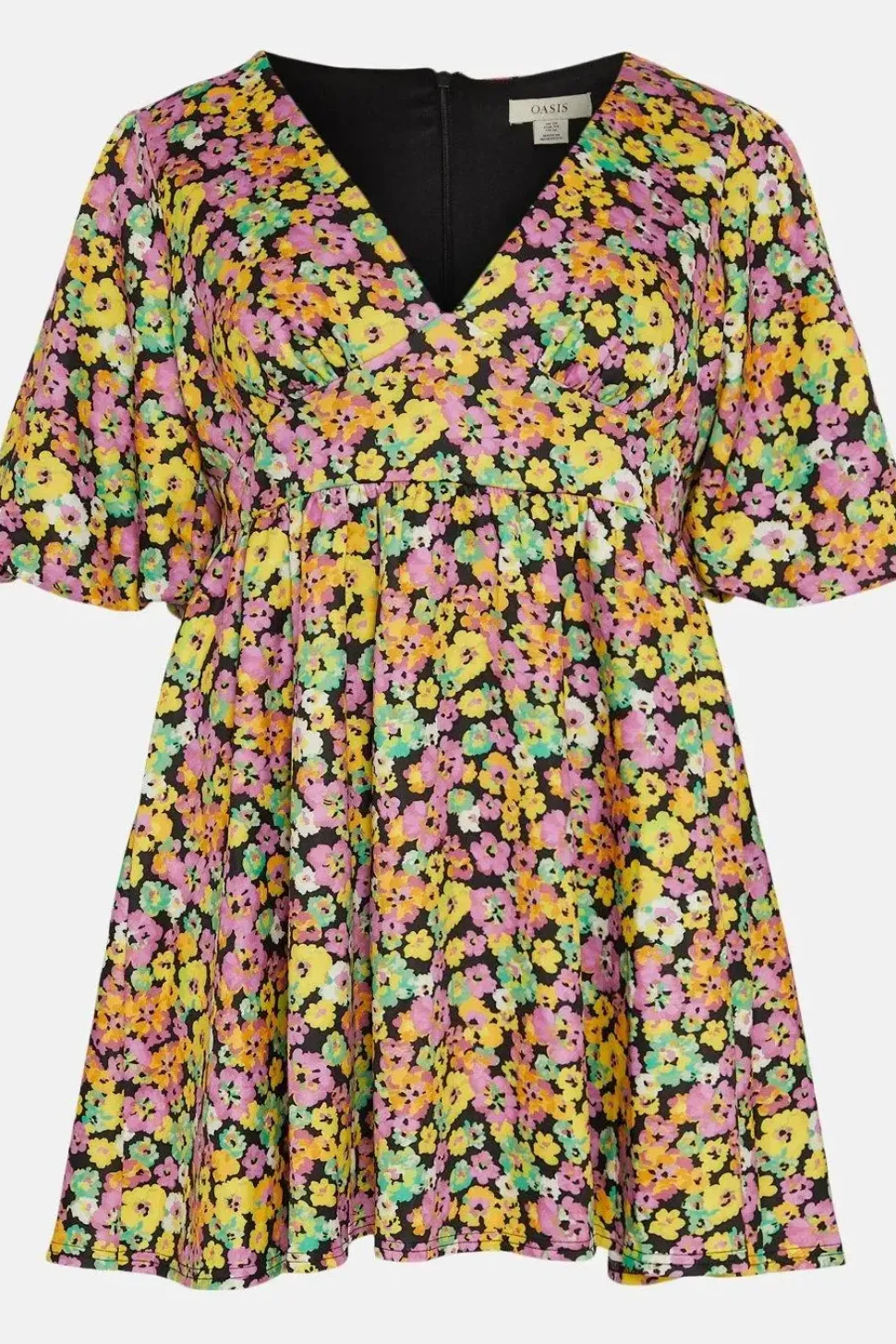 Curve Ditsy Floral Scuba Skater Dress