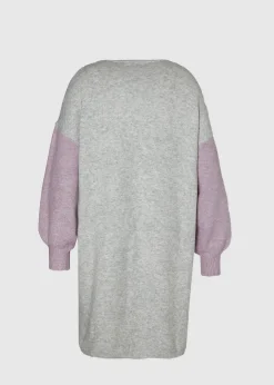 Curve Edge to Edge Longline Colourblock Cardigan