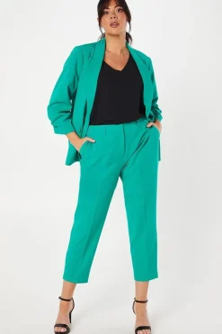 Curve Green Ankle Grazer Trouser