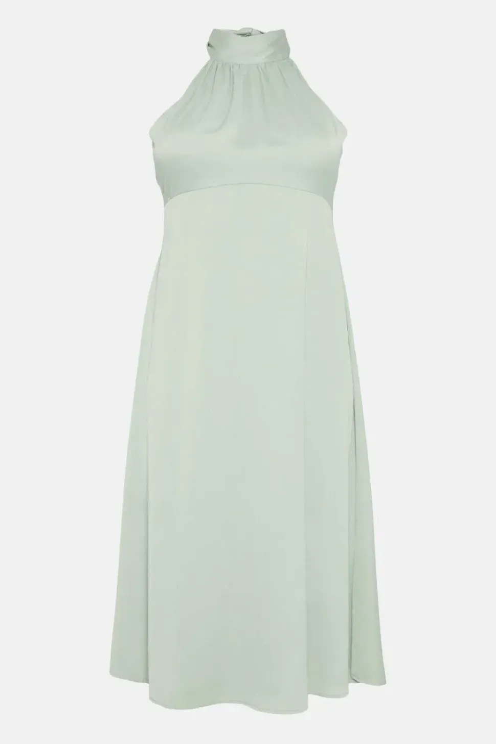 Curve Halter Neck Midi Dress