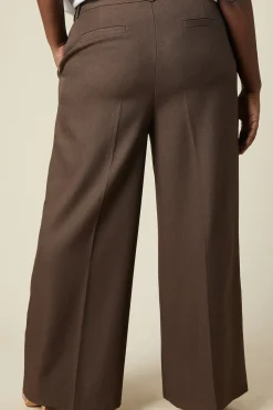 Curve High Waist Wide Leg Trouser