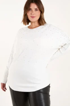 Curve Jumper With Silver Sparkle