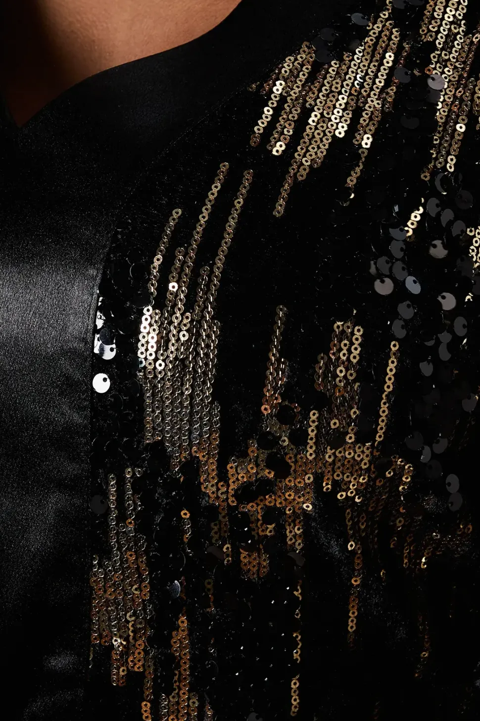 Curve Kimono Sleeve Sequin Midi Dress
