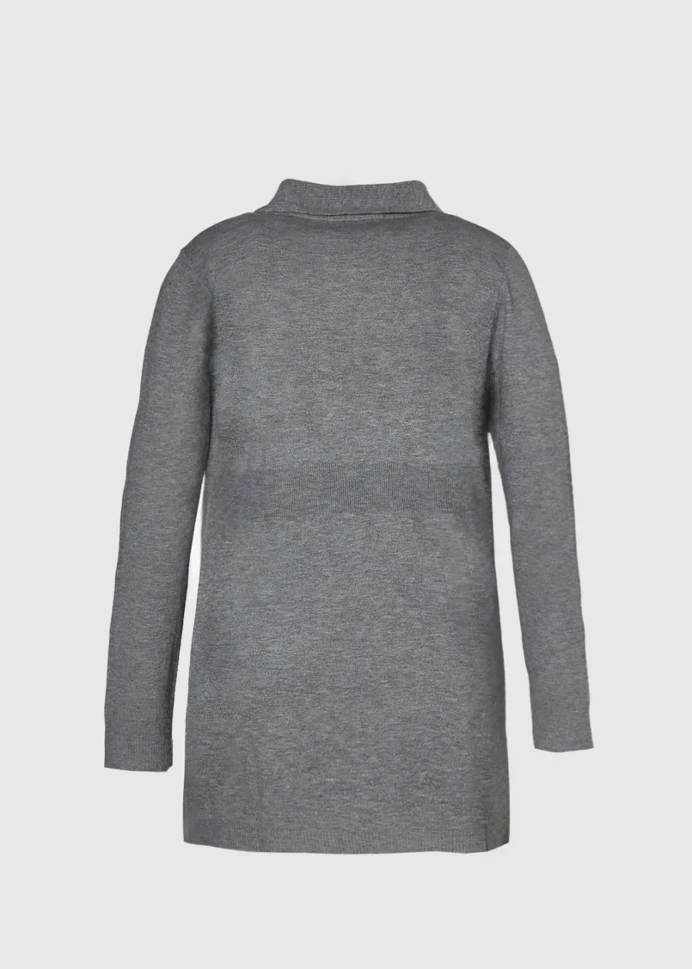 Curve Pocket Detail Longline Cardigan
