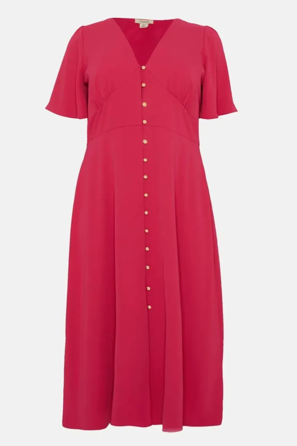 Curve Premium Crepe Midi Tea Dress
