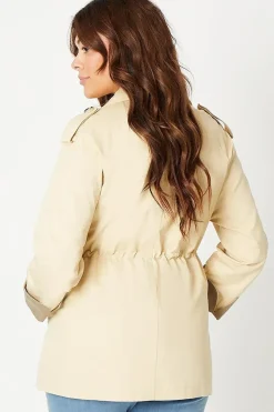 Curve Premium Short Trench Coat