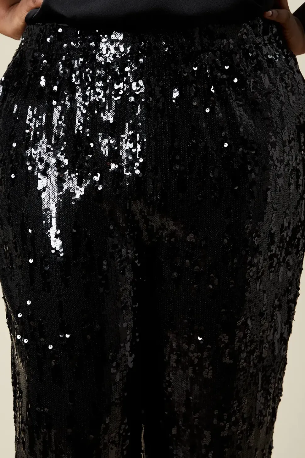 Curve Sequin Kickflare Trouser
