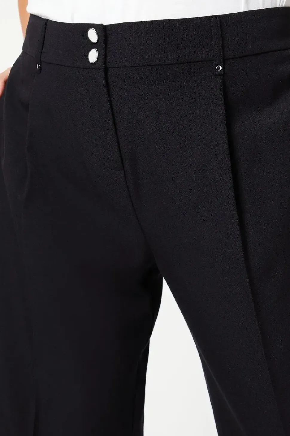 Curve Smart Wide Leg Trousers
