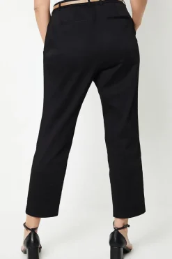 Curve Stretch Cigarette Belted Trousers