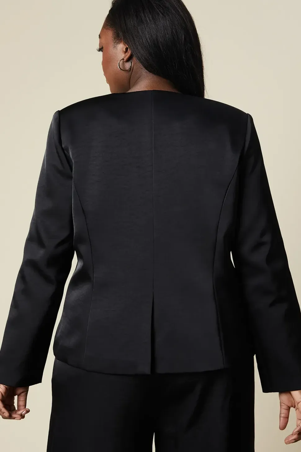 Curve Tie Detail Jacket