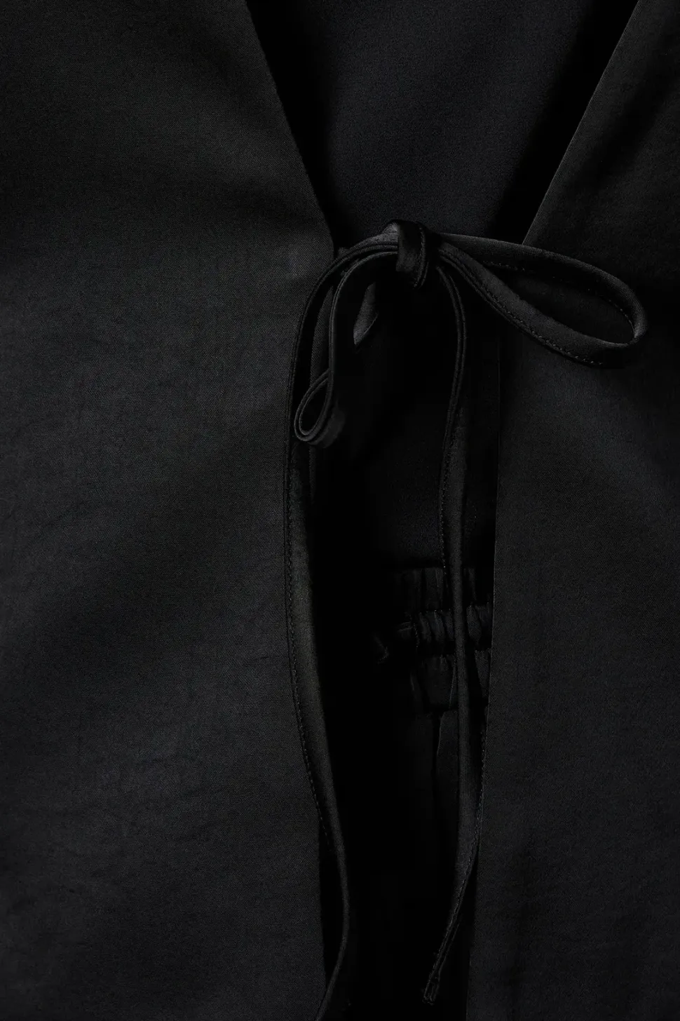Curve Tie Detail Jacket