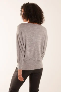 Cut And Sew Batwing Top