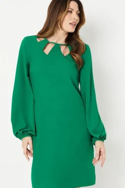 Cut Out Detail Shift Dress