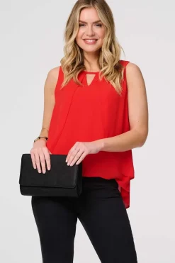 Cut Out Detail Sleeveless Top