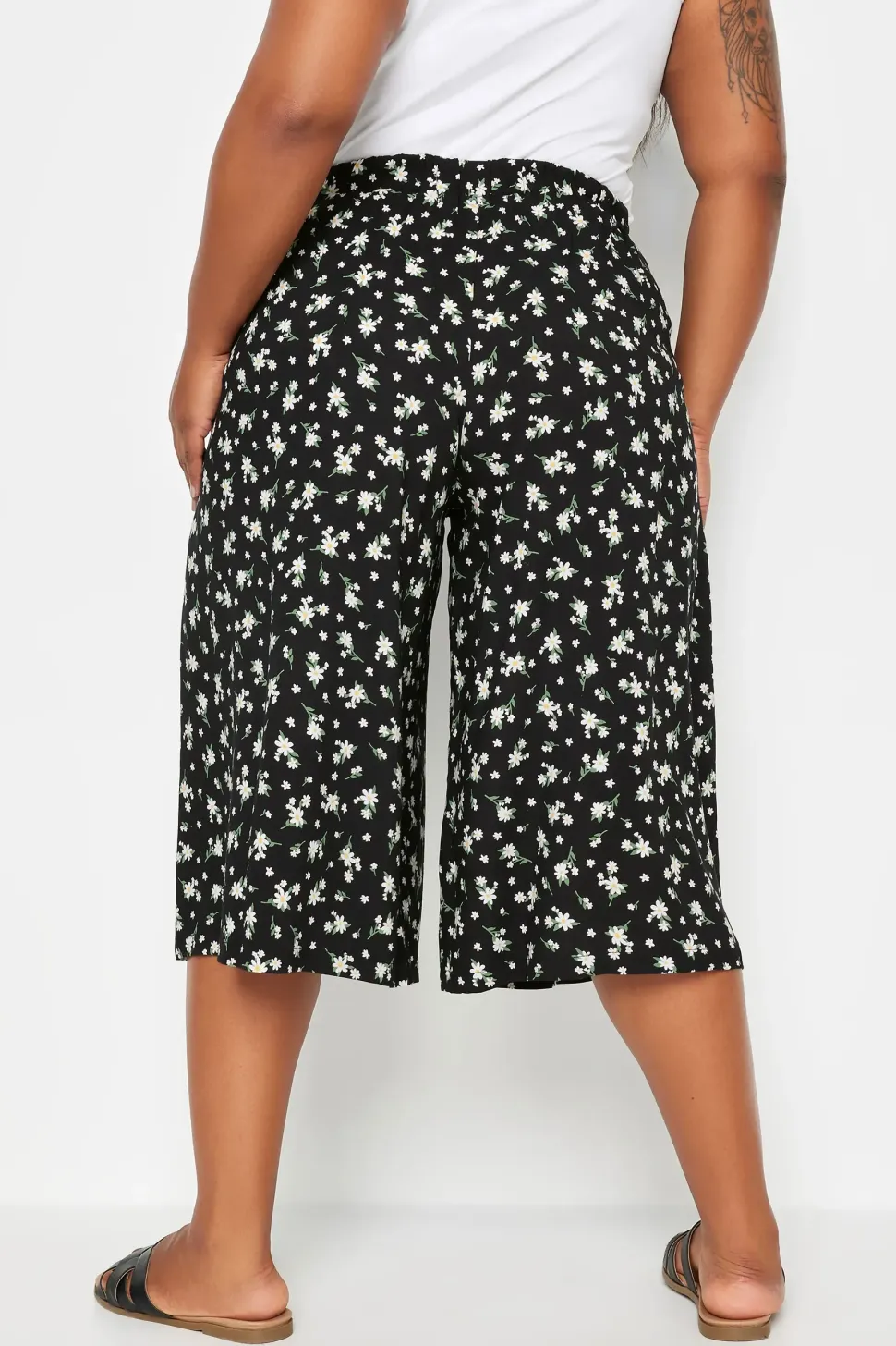 Daisy Print Culottes