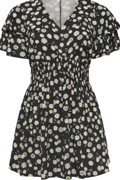 Daisy Print Peplum Top