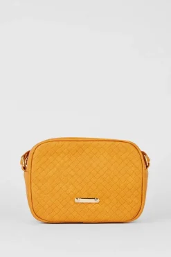 Daisy Woven Crossbody Bag