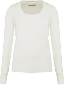 Dalma Chevron Fitted Knit Top-