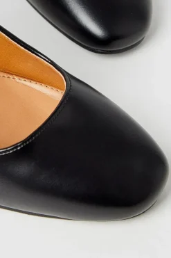 Danisa Slingback Medium Block Heel Court Shoes