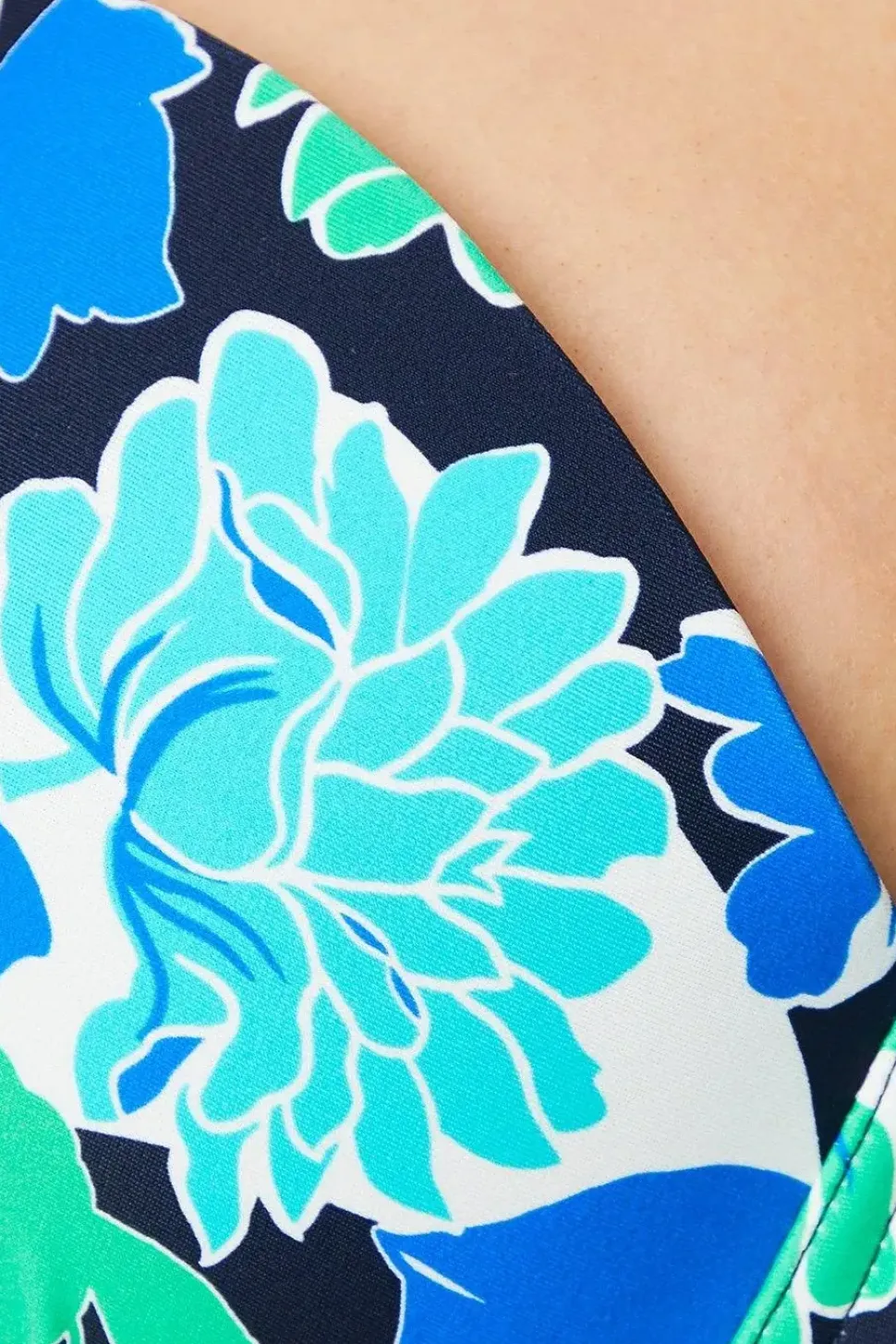 Dd+ Bold Blooms Multiway Strapless Padded Bikini Top
