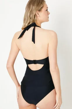 Dd+ Plunge Tummy Control Tankini Top