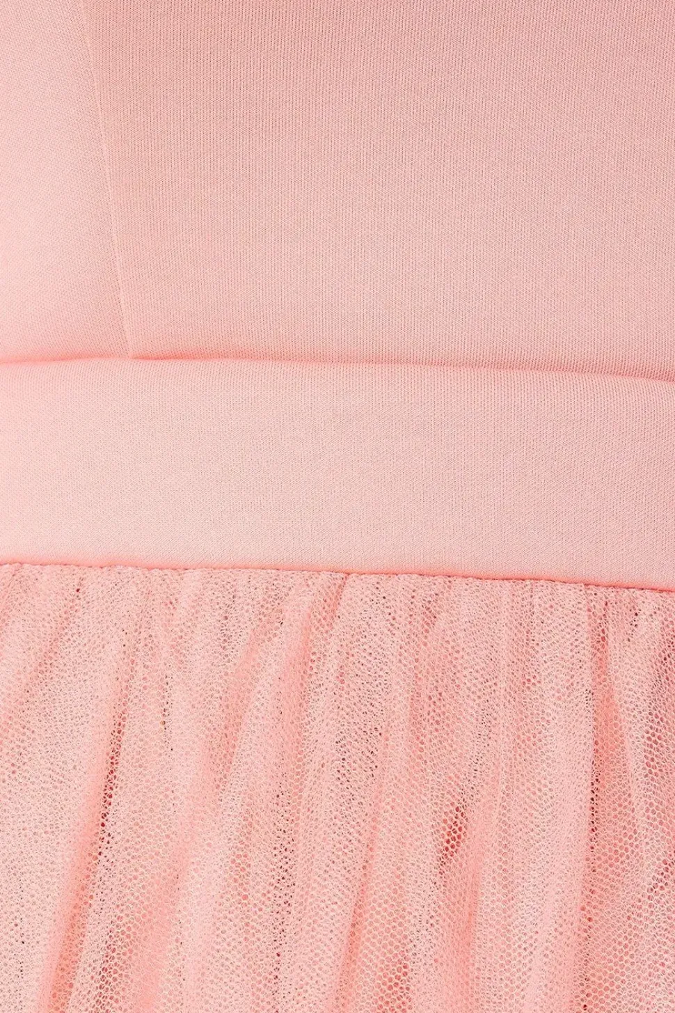 Debut London by Coast Bow Detail Bardot Tulle Dress