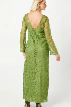 Debut London by Coast Cami Lined Lace Maxi Dress
