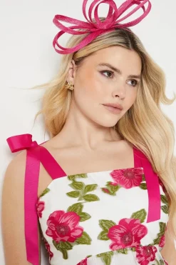 Debut London by Coast Organza Jacquard Trapeze Midaxi Dress