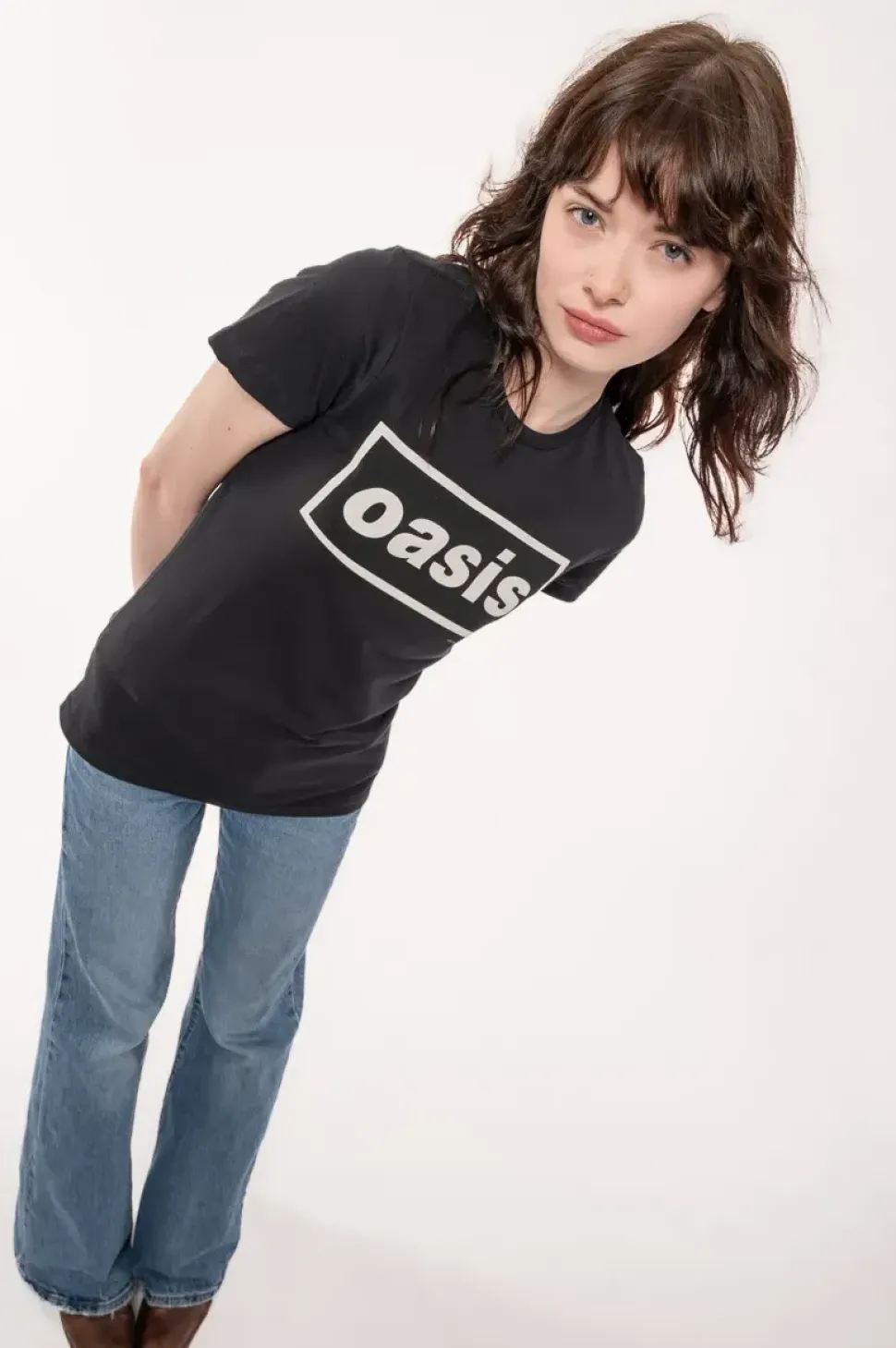 Decca Band Logo Skinny Fit T Shirt