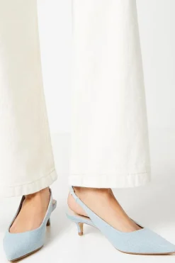 Delilah Kitten Heel Slingback Court Shoes