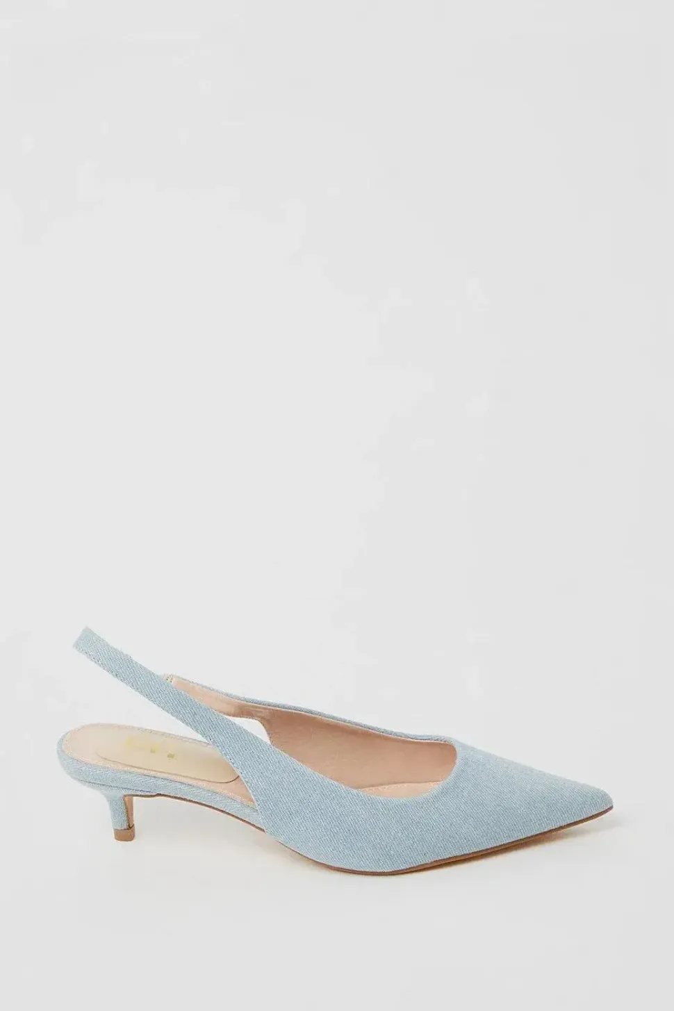Delilah Kitten Heel Slingback Court Shoes