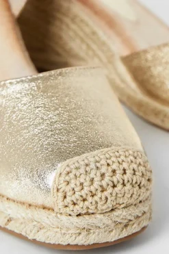 Demi Closed Toe High Espadrille Wedge Sandals