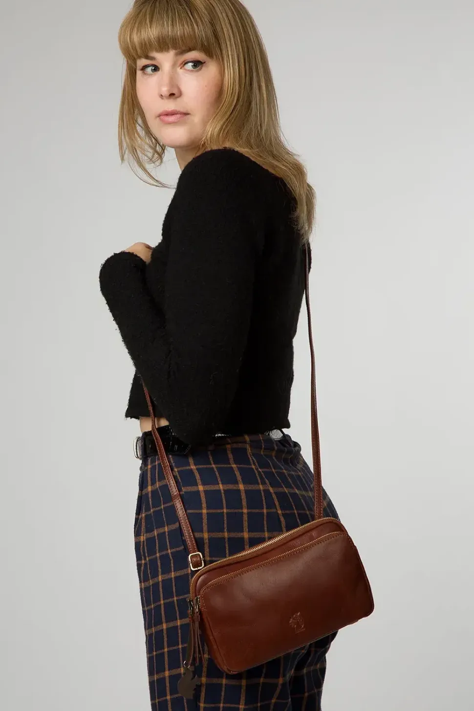 Demi Top Handle Tote Bag With Tassel Detail