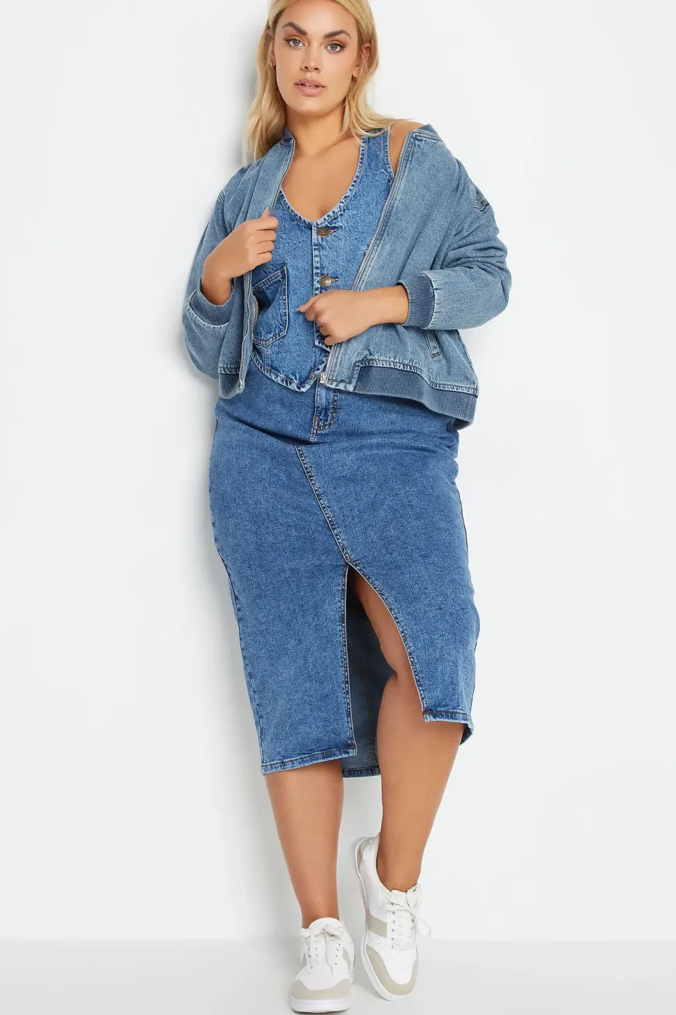 Denim Bomber Jacket