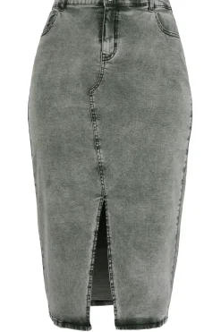 Denim Midaxi Skirt