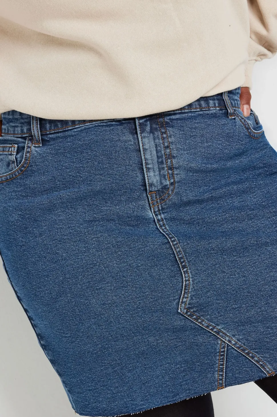 Denim Mini Skirt