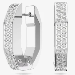 Dextera Crystal Octagon Small Hoop Earrings 5618307