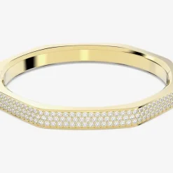Dextera Gold Plated Octagon Bangle 5656845 (L)