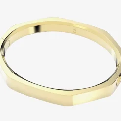 Dextera Gold Plated Octagon Bangle 5656845 (L)