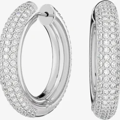 Dextera Silver Medium Hoop Earrings 5651392