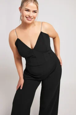 Diamante Corset Jumpsuit