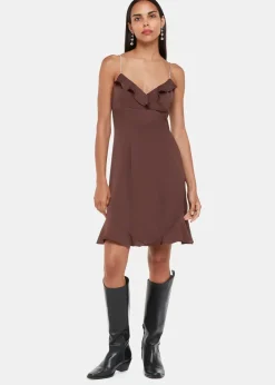 Diamante Detail Slip Dress-