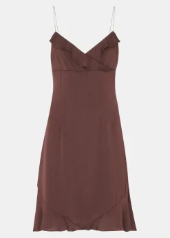 Diamante Detail Slip Dress-