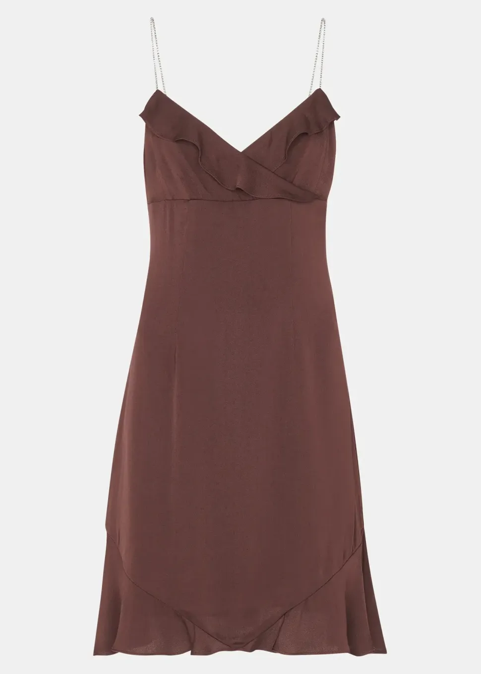 Diamante Detail Slip Dress-