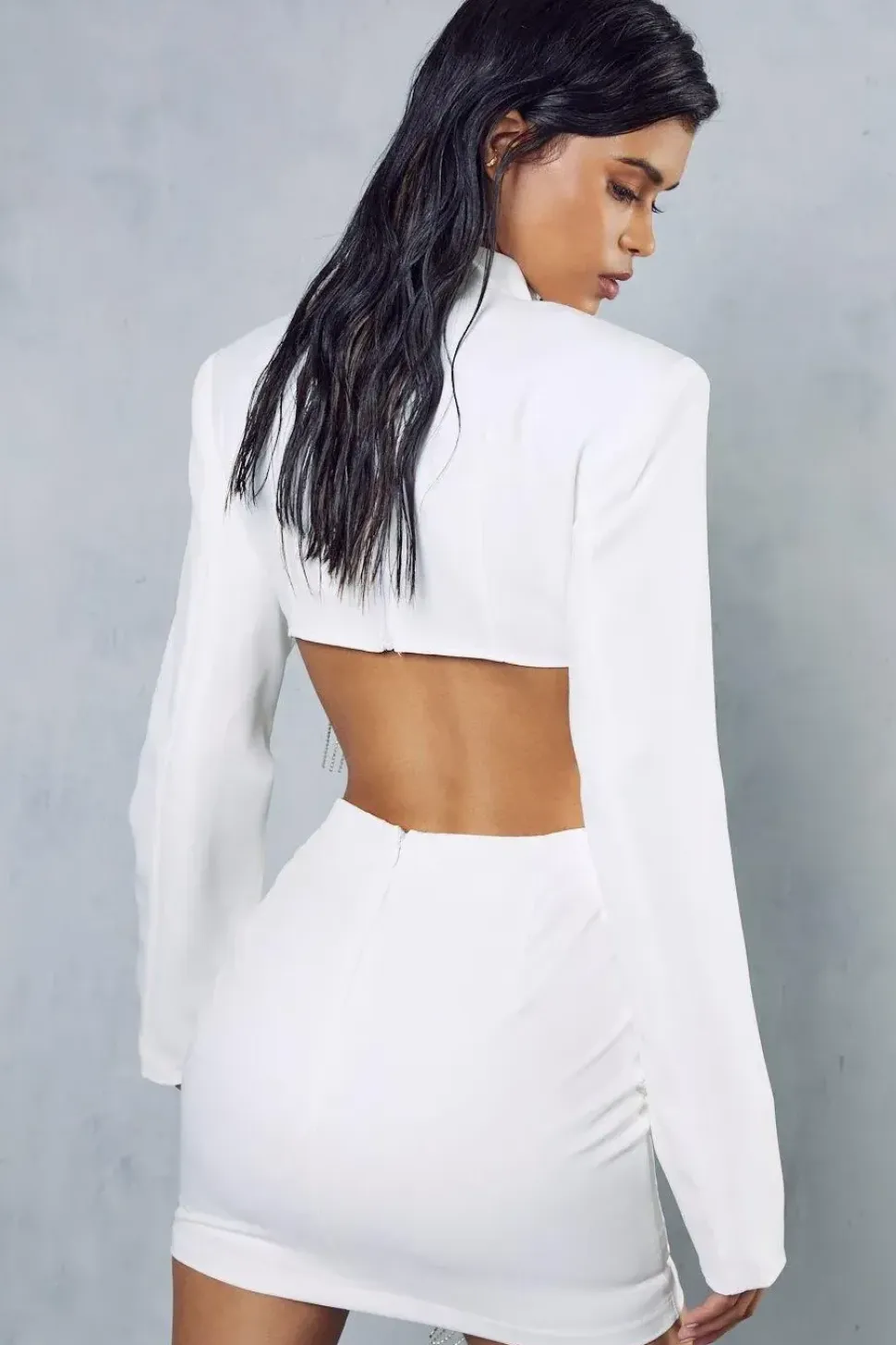 Diamante Fringed Mini Skirt