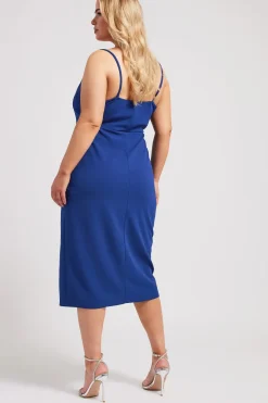 Diamante Strap Midi Dress