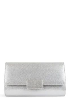 Diamante 'Donatella' Fold Over Soft Clutch Bag
