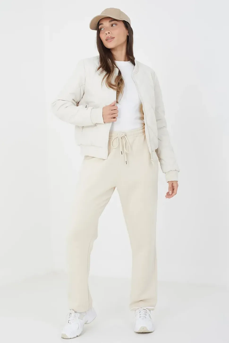 Diamond Quilted Bomber Jacket